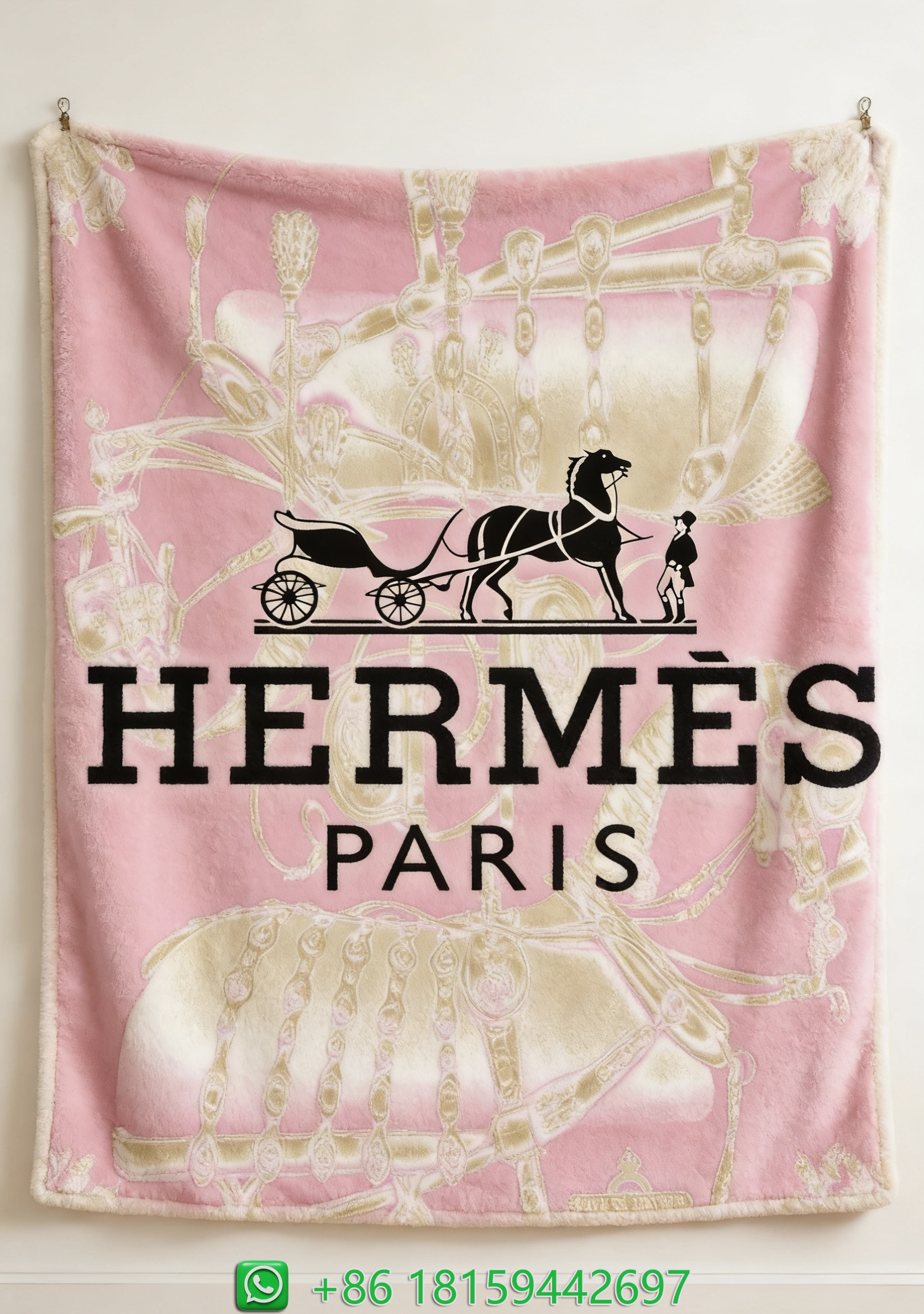 Hermes Throw Blankets